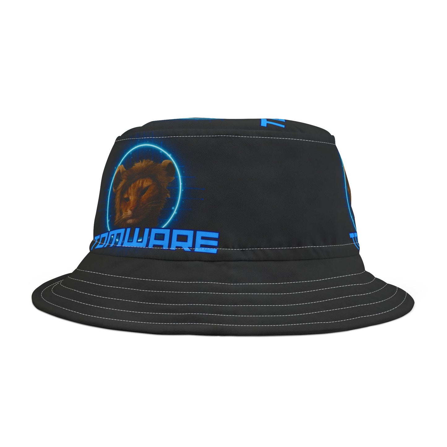 Black Bucket Hat (AOP)